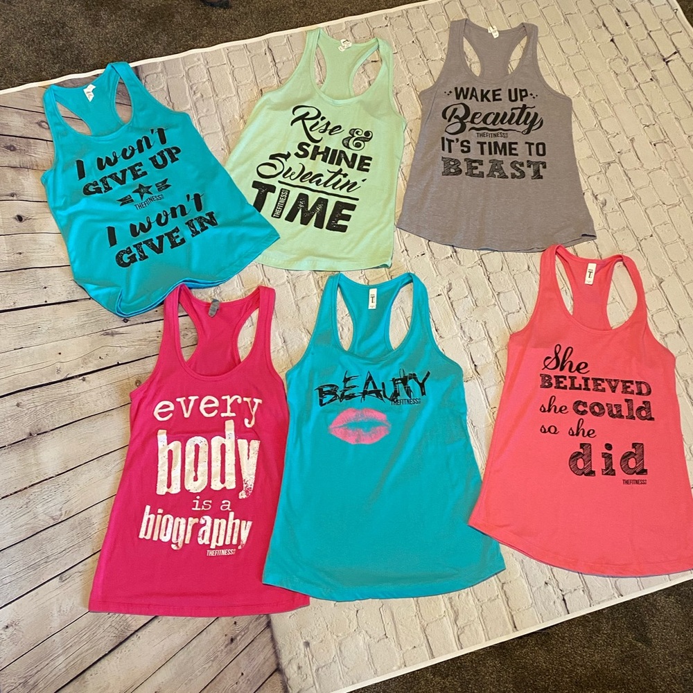 Workout tanks bundle of 6